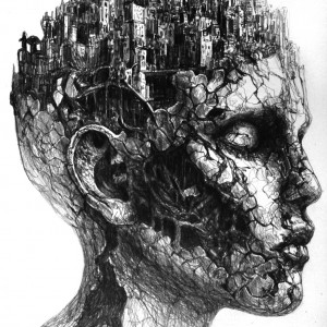 Jak w przebudzeniach Jak w snach  *rysunek piórkiem