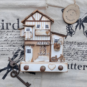 Jasne domii wieszak na klucze i drobiazgi no 1