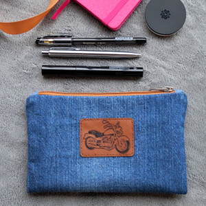 jeansowa kosmetyczka