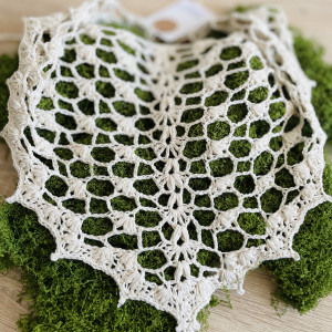 Jedwabna Bandana Crochet – Luksus w Wydaniu Boho
