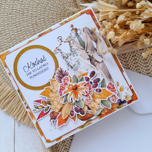 Jesienna kartka ślubna | Kochać jak to łatwo powiedzieć