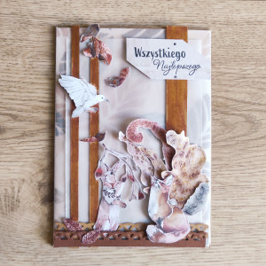 Jesienna kartka urodzinowa #2