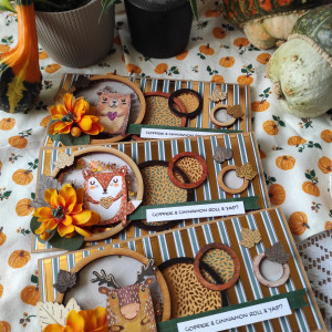 Jesienna kartka z shakerem