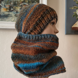 Jesienne morze  - miły, ciepły, otulający komplet.