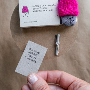 Jesteś dla mnie całym światem - kartka okolicznościowa Stefa tyciTulek