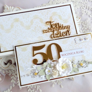 Jubileuszowa kartka w pudełku 135