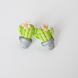 Kaktusiki - kolczyki wkrętki