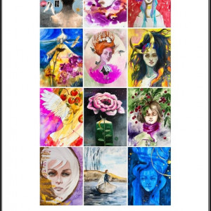 "Kalendarz pełen Magii 2026" - kalendarz z obrazami artystki A. Laube