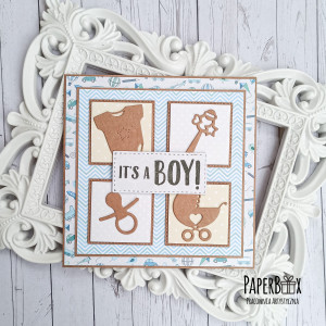 Kartka dla chłopca "It's a boy!"