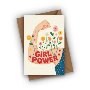 Kartka dla dziewczyny- GIRL POWER