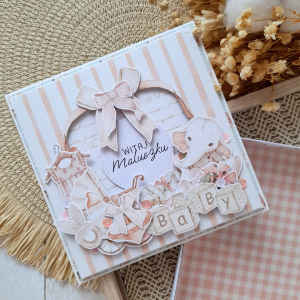 Kartka gratulacyjna z okazji narodzin dla dziewczynki/chłopca