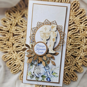 Kartka komunijna 8/2026 dla chłopca