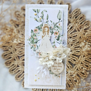 Kartka komunijna dla dziewczynki 2/2026