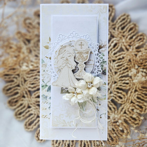 Kartka komunijna dla dziewczynki 3/2026