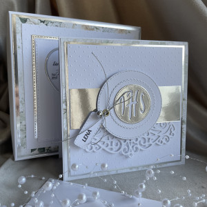 Kartka komunijna w pudełku z kopertą! Duży format!  #2