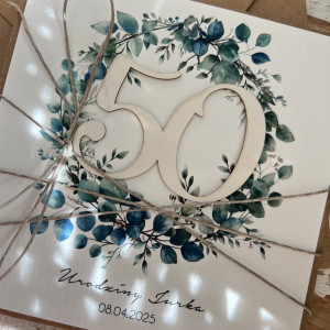 Kartka na 50 urodziny pięćdziesiątkę męska KU50-432