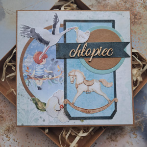 Kartka na baby shower chłopca (w pudełku)4