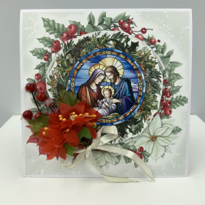 Kartka na Boże Narodzenie - wzór nr 17, pop up