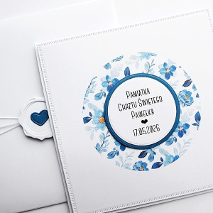 Kartka na Chrzest ręcznie robiona wyjątkowa