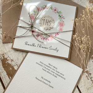 Kartka na komunię z życzeniami ko3