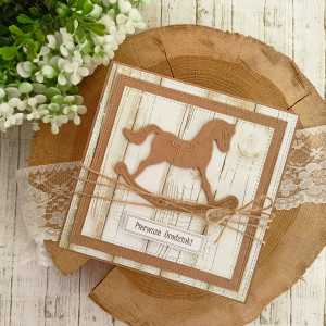 Kartka na Roczek Boho 1