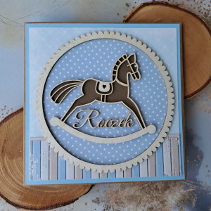 Kartka na roczek dla chłopca (koperta).