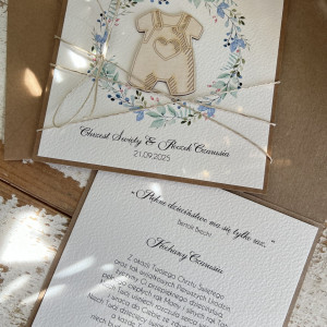 Kartka na roczek.urodziny i chrzest w jednym KR-013