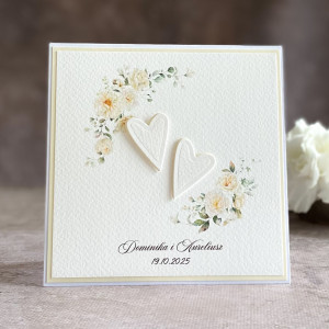 Kartka na ślub w ozdobnej kopercie, WP 132b