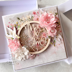 Kartka okolicznościowa ręcznie robiona – ŚLUB handmade 001