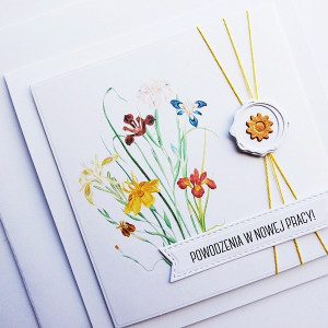 Kartka powodzenia w nowej pracy na nową pracę