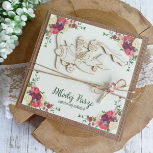 Kartka ślubna Boho 15 odlotowa