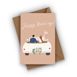 Kartka ślubna- Happy Wedding