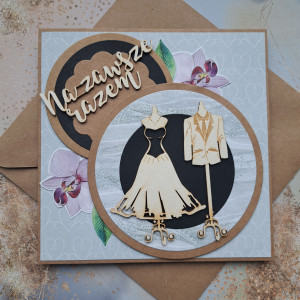 Kartka ślubna/ kartka na ślub (w kopercie)