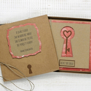 Kartka ślubna/miłosna w pudełku (ks145)