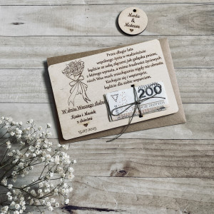 Kartka ślubna na pieniądze 3