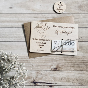 Kartka ślubna na pieniądze 5