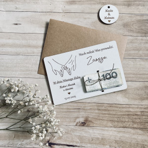 Kartka ślubna na pieniądze 6