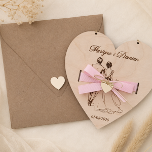 Kartka Ślubna Personalizowana Prezent Ślubny