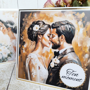 Kartka ślubna premium | Ten moment