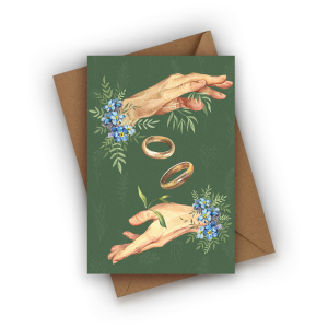 Kartka ślubna- Władcy pierścieni