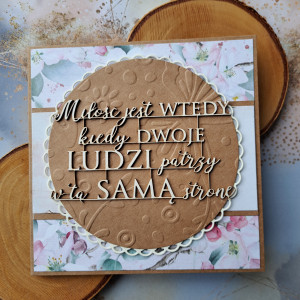 Kartka ślubna z cytatem (koperta) 1