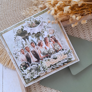 Kartka ślubna z drużbami i druchnami | W Dniu Ślubu