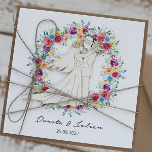 Kartka ślubna z personalizacją KSLP-076