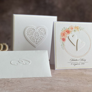 Kartka ślubna z pudełkiem i kopertą, WP 42D