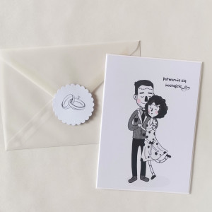 Kartka ślubna - zabawna, oryginalna i pełna miłości