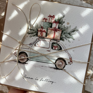 Kartka świąteczna na Boże Narodzenie po angielsku