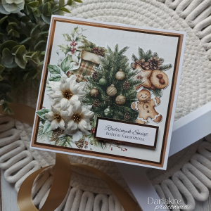 Kartka świąteczna w pudełku, Boże Narodzenie, wyjątkowy prezent, b1