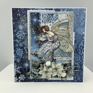 Kartka świąteczno - zimowa wzór nr 23, personalizacja