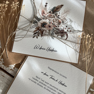 Kartka urodzinowa boho KUS-142