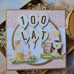 Kartka urodzinowa dla dziewczynki (w pudełku)